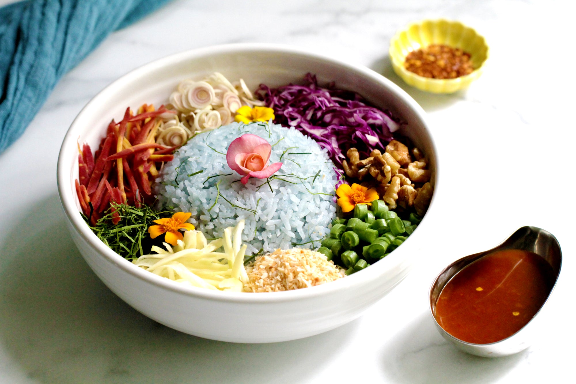 Southern Thai-Inspired Rice Salad with Pad Thai Sauce