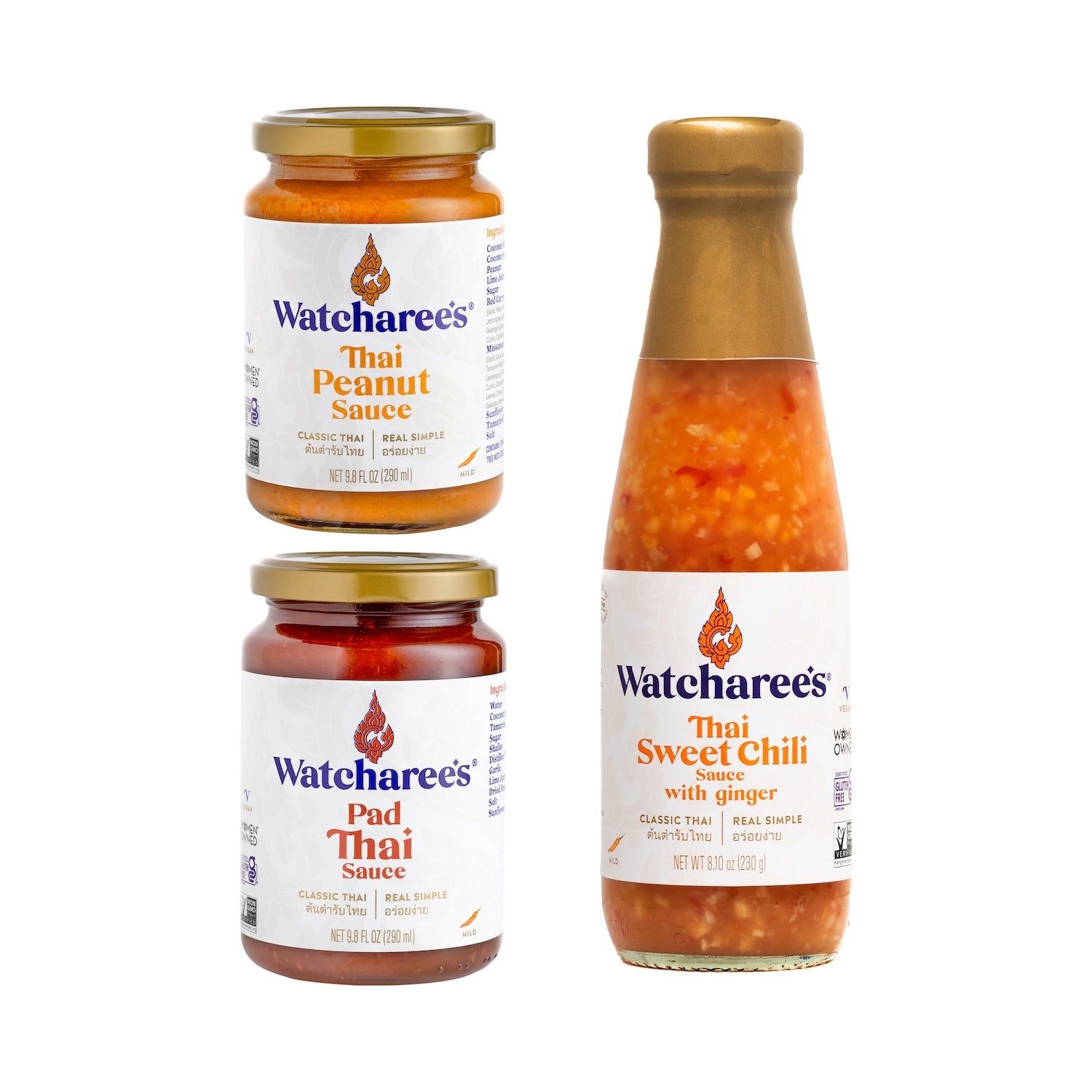 Pad Thai, Peanut & Sweet Heat Set