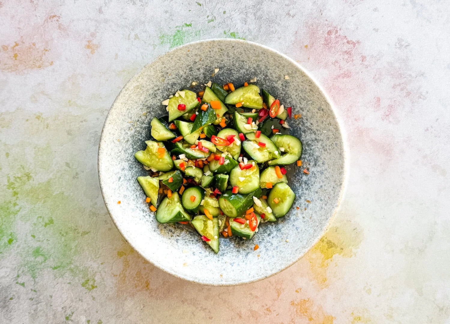 Smashed Cucumber Salad