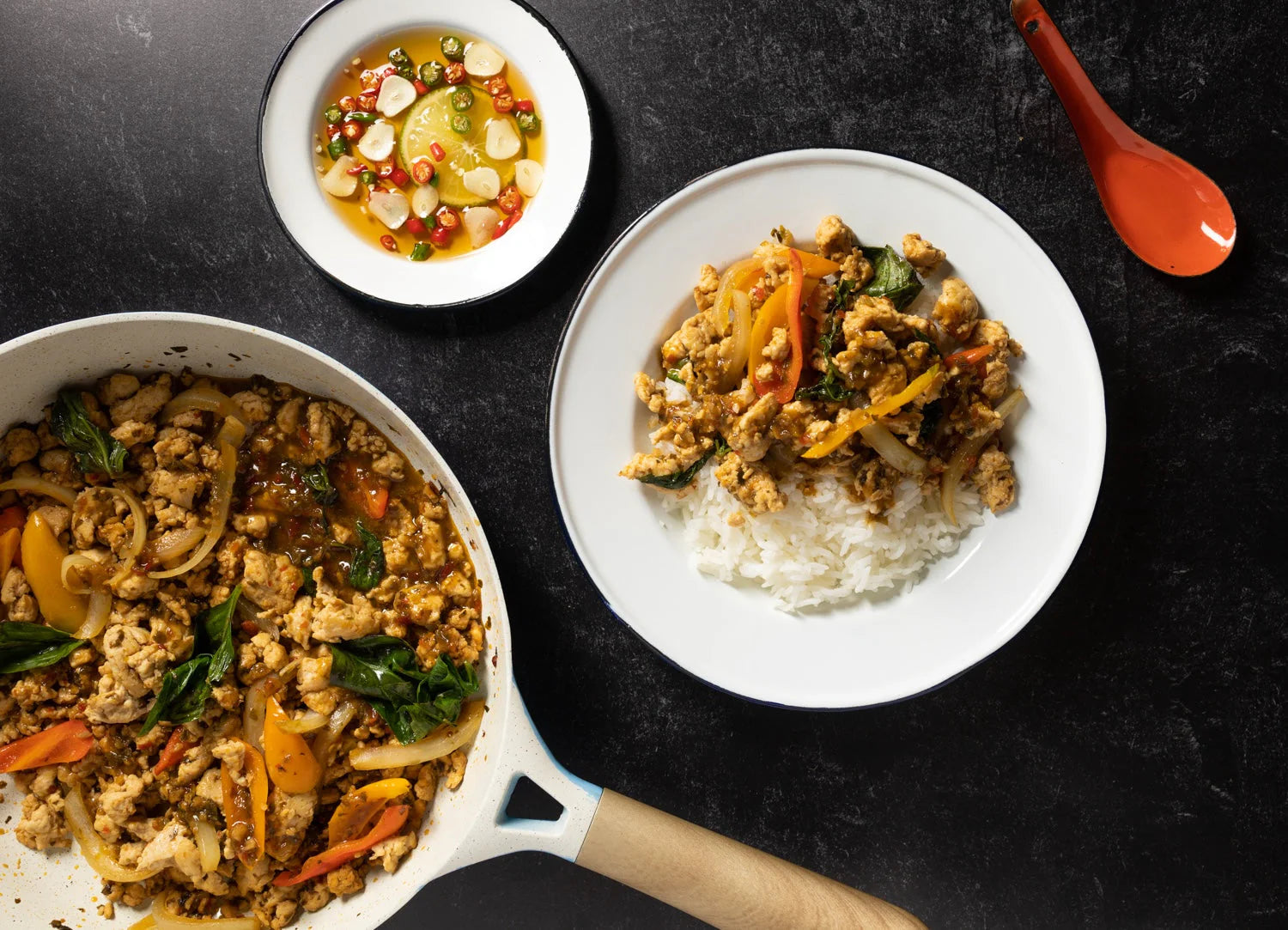 Thai Basil and Garlic Stir Fry