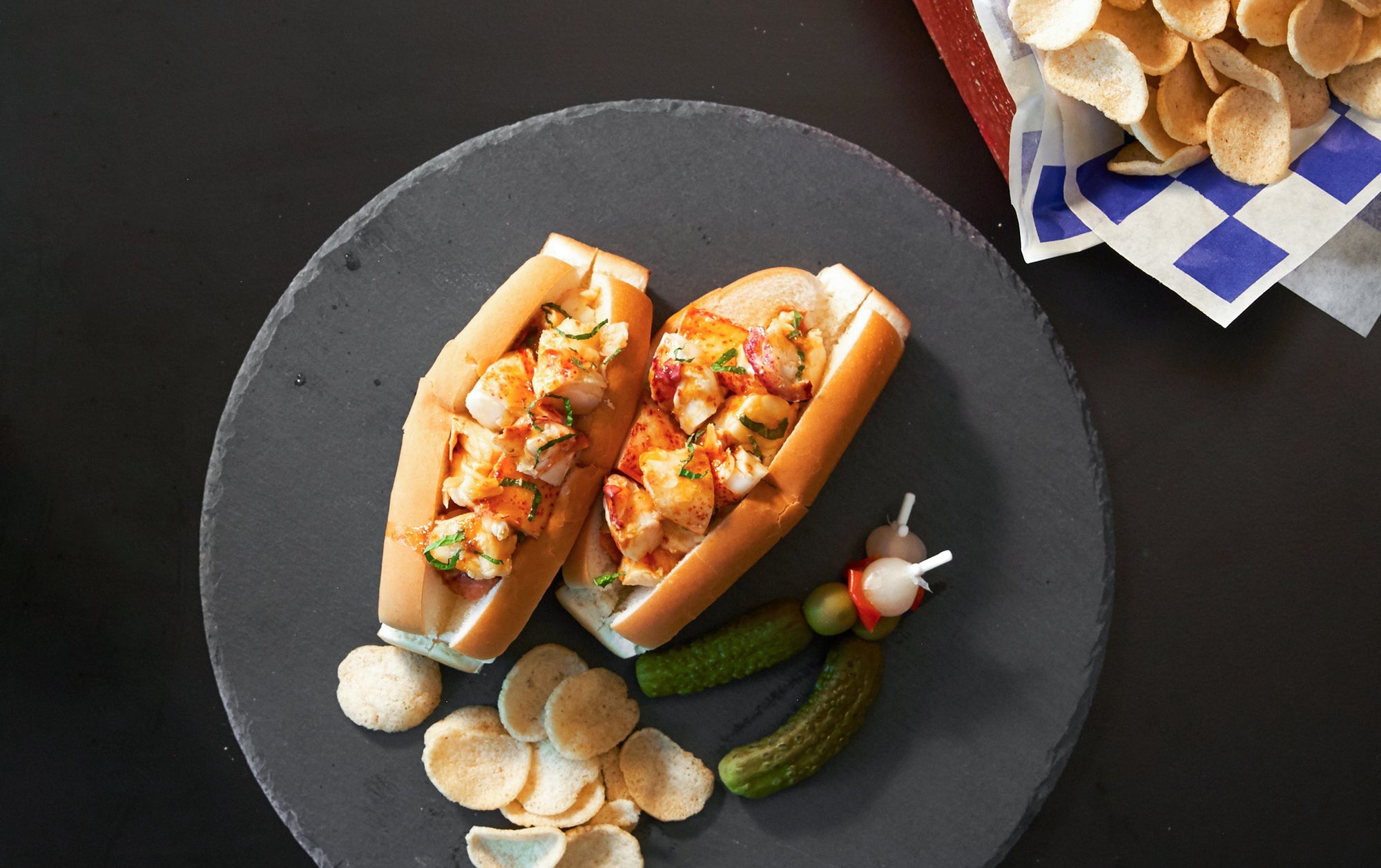 Maine Lobster Rolls with Pad Thai Sauce