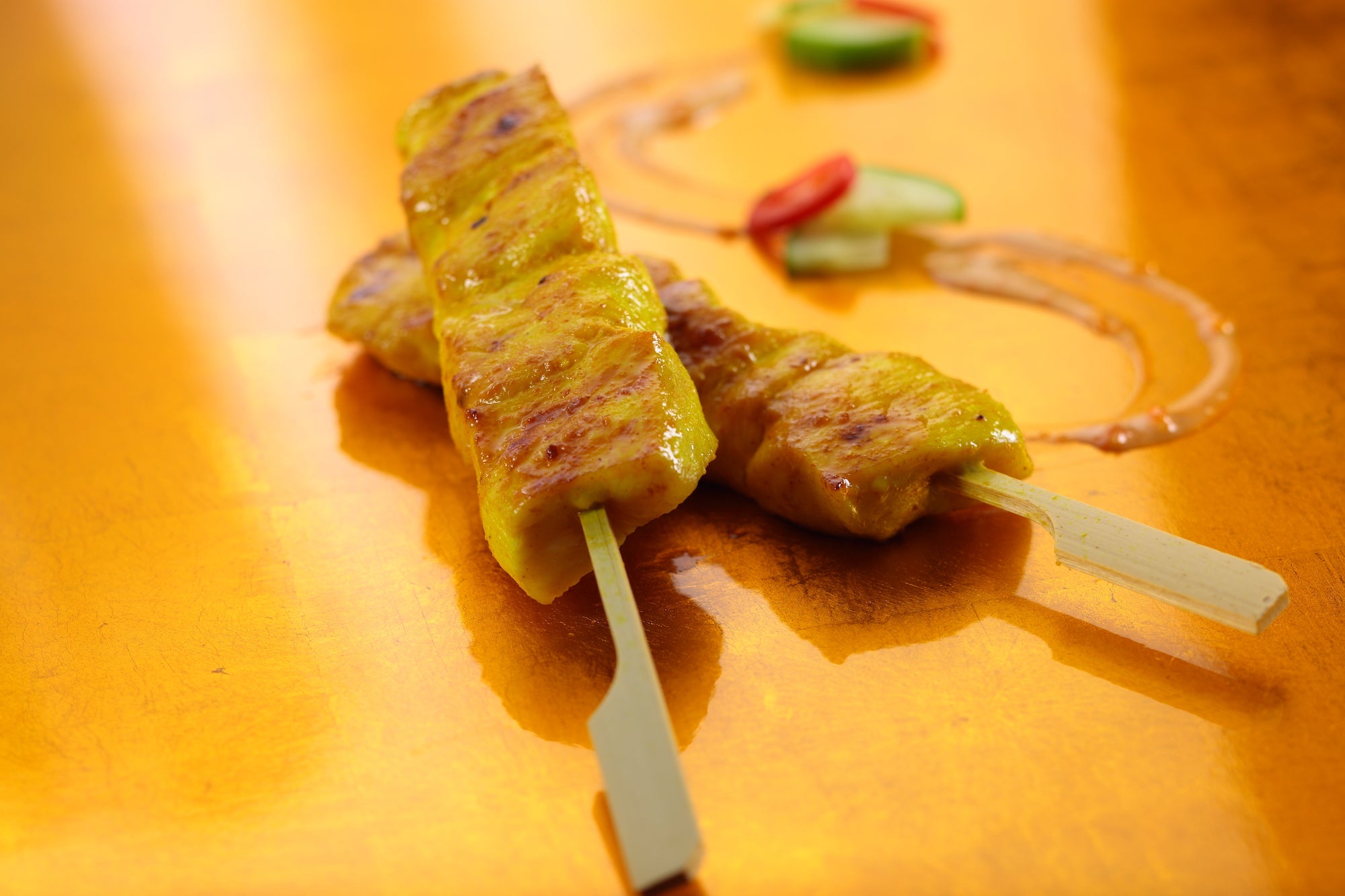 Thai Chicken Satay with Peanut Sauce