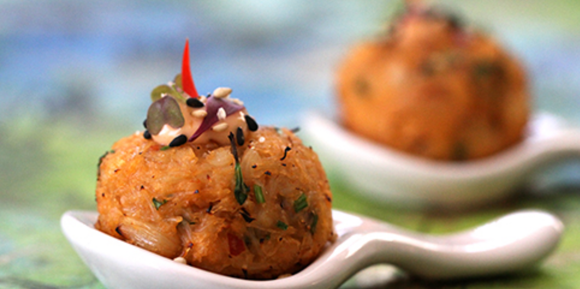 Crab Cakes with Pad Thai Sauce