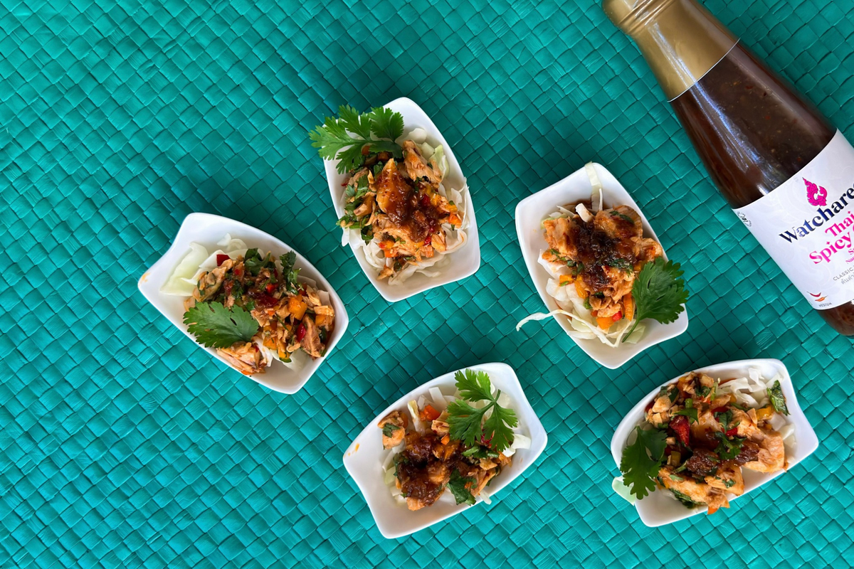 Gourmet Thai Spicy Chili Tuna Appetizer
