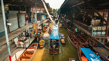floating market in thailand