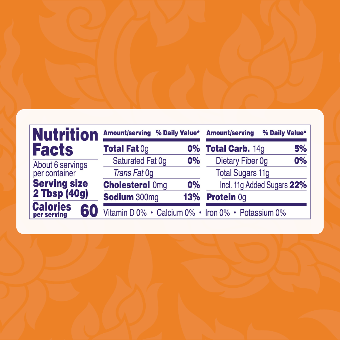 Sweet Chili & Ginger Sauce